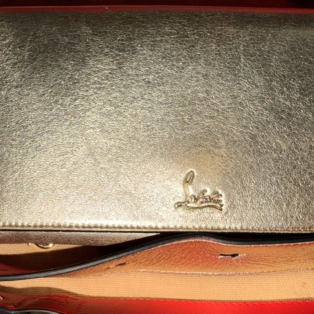 Christian Louboutin Metallic Crossbody / Clutch / Belt Bag - Picture 2 of 15